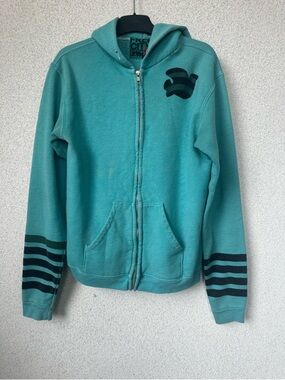 Free City "Forever Leisure"
Zip Up  Size 2 Stripe
Sleeve Dove Logo *as is*